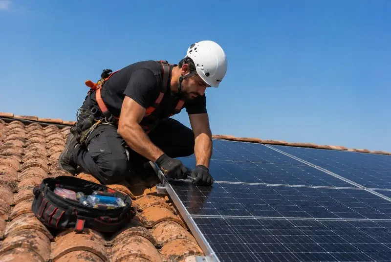 Maintenance et monitoring de panneaux solaires à Gauriaguet