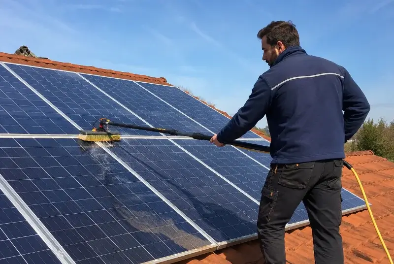 Nettoyage et entretien de panneaux solaires à Gauriaguet